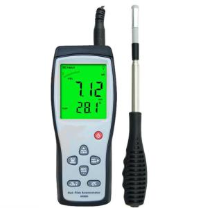 China Digital Hot - Film Anemometer Wind Speed Meter Air Velocity Wth Temperature Measurement 40m/s Data Hold To Pc Via Usb on sale