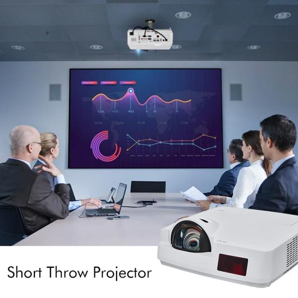 3300 Lumens Portable Short Throw Projector Ultra Short Projector With High