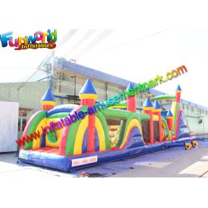 Wholesale Gaint Inflatable Obstacle Course / Crazy Boot Camp Challenge For Outdoor Game from china suppliers