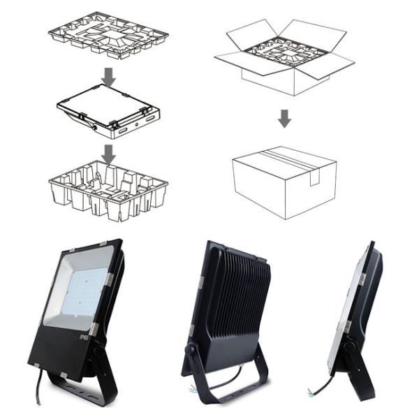 Waterproof Slim Outdoor LED Flood Lights 200w SMD 3030 Chips