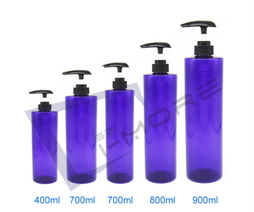 Pantone 820ml Empty Plastic Shampoo Bottles