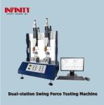 0.5KN Force Value Sensor Capacity Dual-station Swing Force Testing Machine With