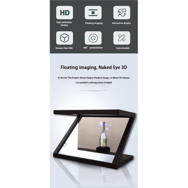 180 Degree 3D Hologram Display 22" Full HD Floating Hologram Box