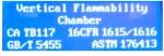 Vertical Flammability Testing Equipment For Vertical Flame Spread Test