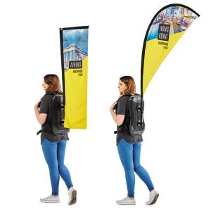 China Backpack Polyester Outdoor Teardrop Flags Promotional Teardrop Banners Aluminum Pole on sale