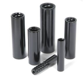 China Dia 55mm Threaded Rod Coupler Nuts R38 Atlas Coupling 180mm on sale
