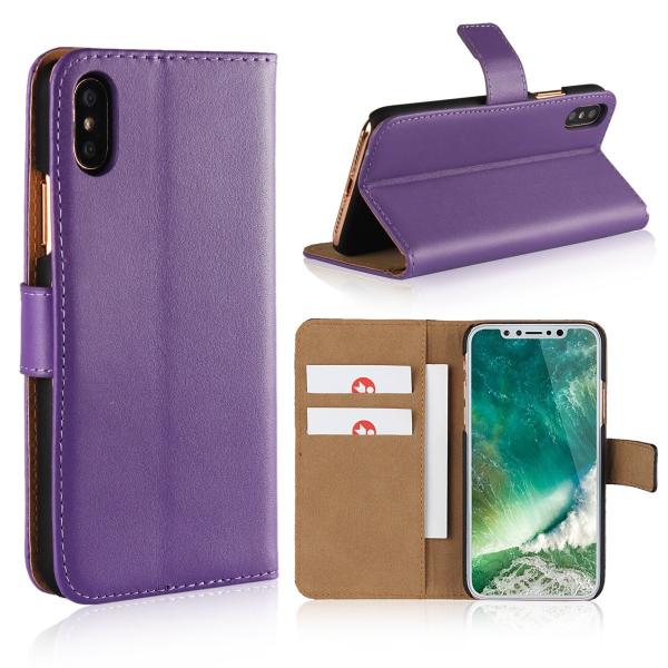 iPhone XS Case, iPhone 8 Wallet Case, Premium PU Leather Flip Cover with Card Slot for iPhone 5/6/7/8/X/XS/XS MAX/XR