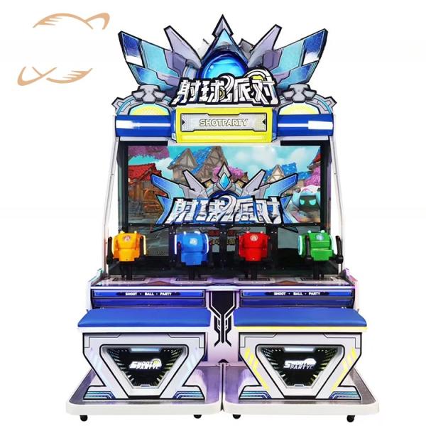 Shooting Monster Ticket Redemption Game Machine Four Players