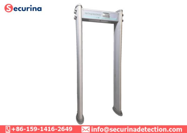 Multi Detecting Zones Pass Through Metal Detector 100 Frequency With 2 LED Light
