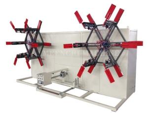 China Double Disk Plasitc Pipe Winding Machine Wire Coiling Machine Flexible Operation on sale