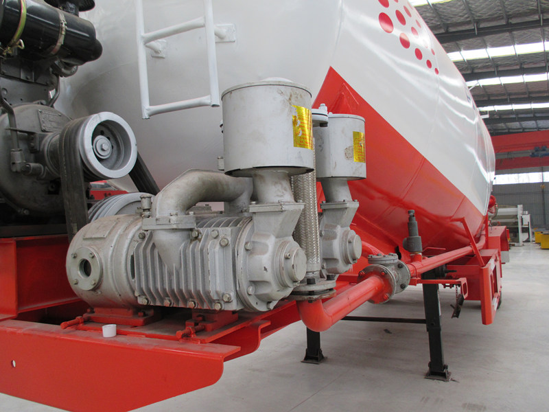 13000X2500X3990 Bulk Cement Truck Semi Trailer for Dry Powder Customers Optional