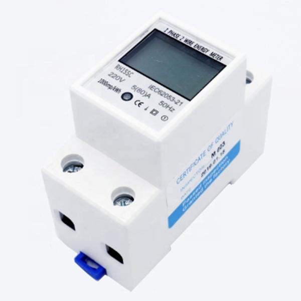Quality High Quality Single Phase Industrial Watt Hour Meter with LCD display for sale