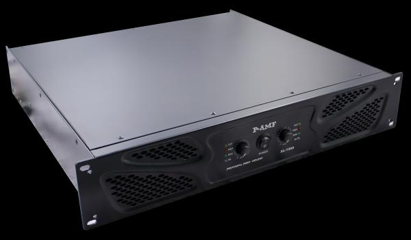 Quality XL1300 2 Ch Output Power Amplifier black with binding post outputs for sale