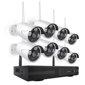 China Indoor 1080P 8CH NVR Kit , Outdoor 8 Channel WiFi NVR IP Camera on sale