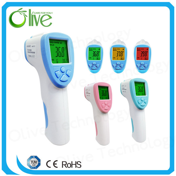 Wholesale 2015 hot promotion non-contact infrared forehead thermometer from china suppliers
