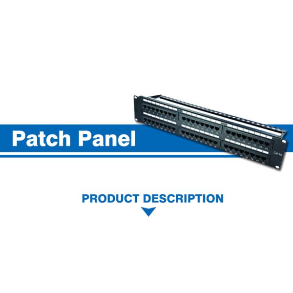 12 Port CAT6 CAT6A Patch Panel
