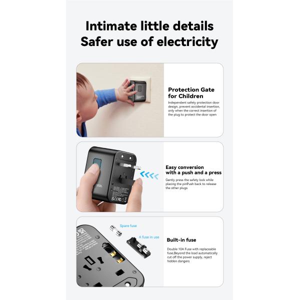 ESSAGER JY-307Max Series 35W Best Portable Universal Phone Charger