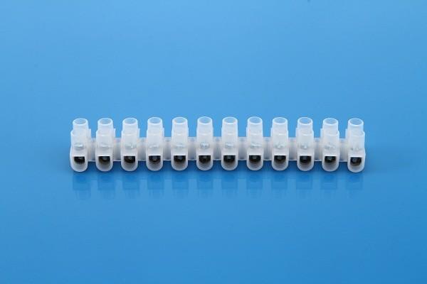 Quality U Type 12 Poles Plastic Terminal Block Connector For Electrical Connection for sale