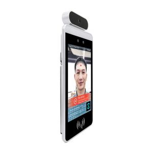 Temperature Face Recognition Biometric System F2.4 150cm Camera Focusing distance