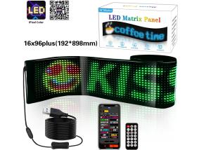 Wholesale DIY LED Sign Matrix Panel Screen APP Control For Shop Billboard Bar Car NEW Size 1696 Plus from china suppliers
