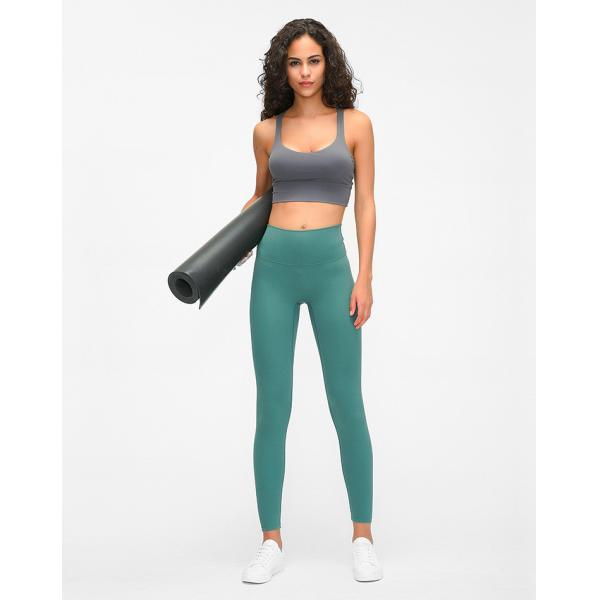 Finished High Waisted Squat Proof Leggings Breathable Full Length Yoga Pants