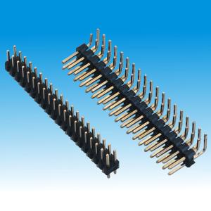 Wholesale 2.54mm Pin PCB Header Connector Dual Row Straight Right Angle from china suppliers