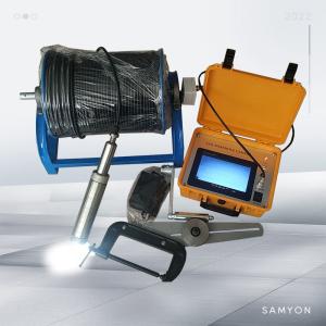 Wholesale Clear Image Borehole Inspection Camera Manual Winch Stainless Steel Under Water Well from china suppliers