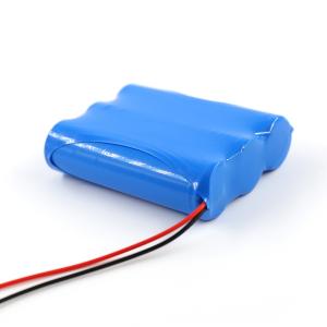 Wholesale ICR 18650 3s1p 11.1V 2600mAh Rechargeable Lithium Ion Battery Pack from china suppliers