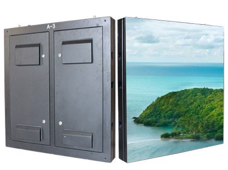 High brightness outdoor SMD P8 front-maintenance fixed installation led display video wall for advertising