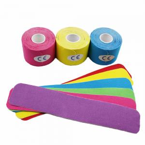 Wholesale Medical Sports Wrap Bandage Tape Waterproof Kinesiology Precut Muscle Tape 5cm from china suppliers