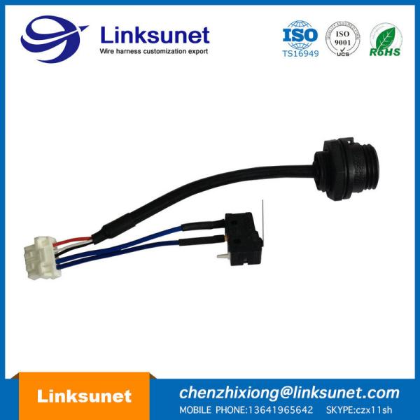 UL94 V - 0 USB - MIC 5PIN Plug Injector Wiring Harness Customized Mold