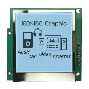 Wholesale 160x160 Graphic FSTN LCD Display Module Positive ST75161 3.3V VDD SPI Interface from china suppliers