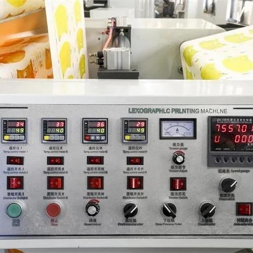 Quality Courier Receipt Flexo Label Printing Machine 4 5 6 Colours for sale