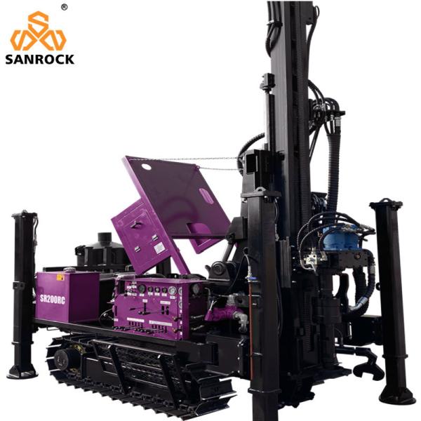 Reverse Circulation Drilling Rig Hydraulic RC Drilling Machine Depth 200m Exploration Core Drilling Rig
