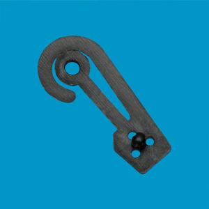 China 54mm Plastic J Hook Hangers Store Display Plastic Hanging Hook on sale