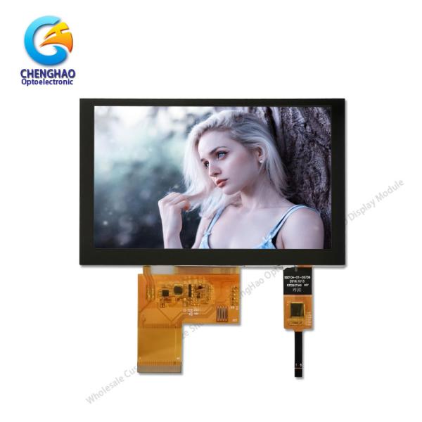 Quality 800x480 5in Lcd Touch Screen Monitor 300cd/M2 With Capacitive Panel for sale