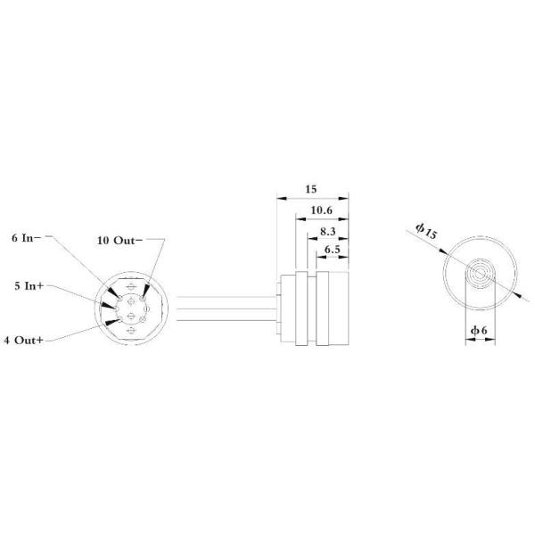 15mm OEM 316L Stainless Steel Pressure Sensor for Liquid Test