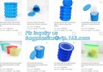 Reusable Leakproof Silicone ice Genie,Ice Cube Maker Genie Silicone Ice bucket