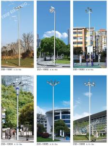 Wholesale 15m 18m 20m 25m 30m 35m football gymnasium field Q235 galvanized LED High Mast Light Pole with lifting system from china suppliers