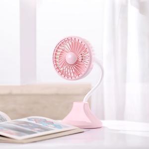China Multifunction USB Rechargeable desk lamp Fan with pen cantainer LED Mini Table phone holder Fan LED table light on sale