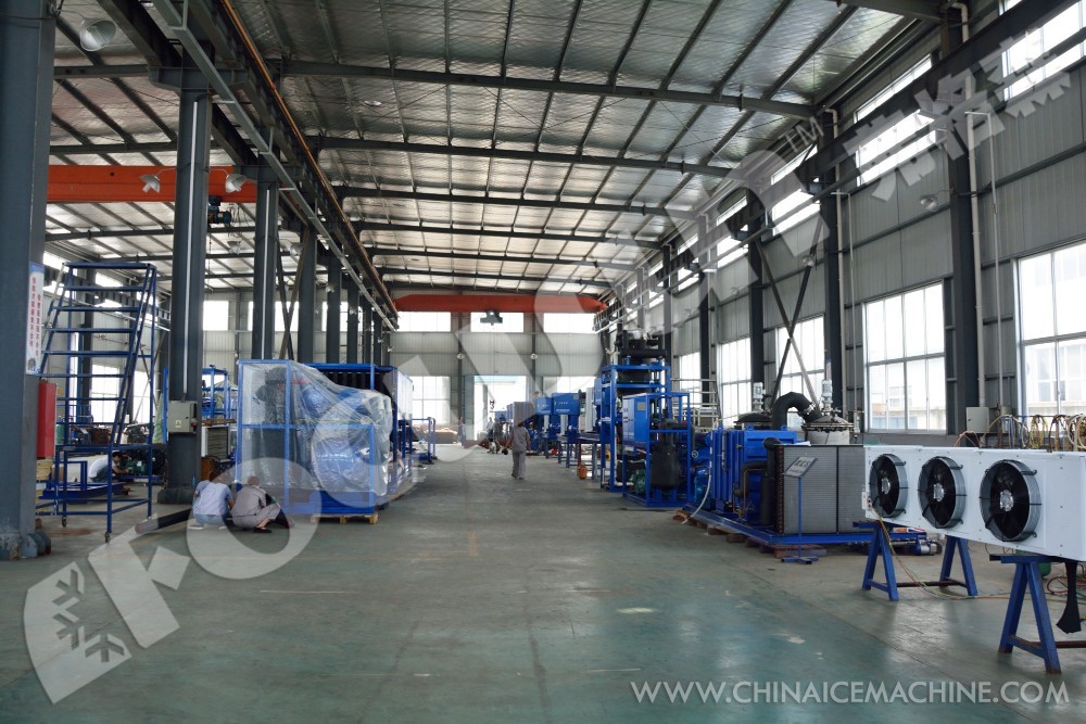Pump Driven 10 Tons Automatic Tube Ice Machine for Large Scale Production