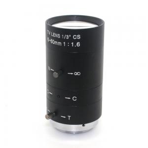 China HD 6-60mm 1/3 CS Lens CCTV Lens IR F1.6 Manual Zoom Manual Iris for IP CCTV CCD Camera on sale