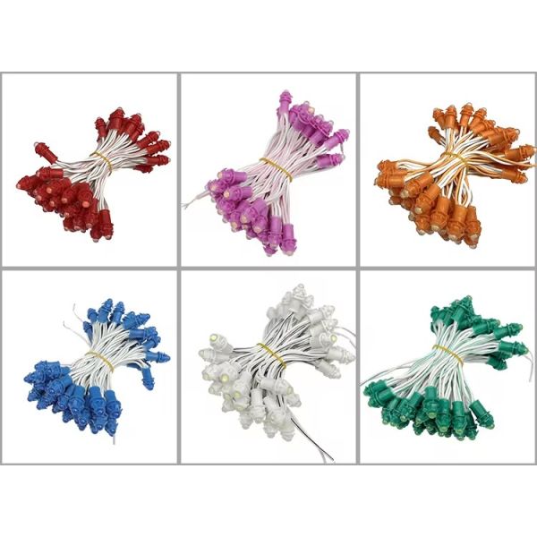 Hot Selling Dc12v 9mm Ws2811 Ip68 Waterproof Addressable Led Smart Pixel Node Led Module Led Light String