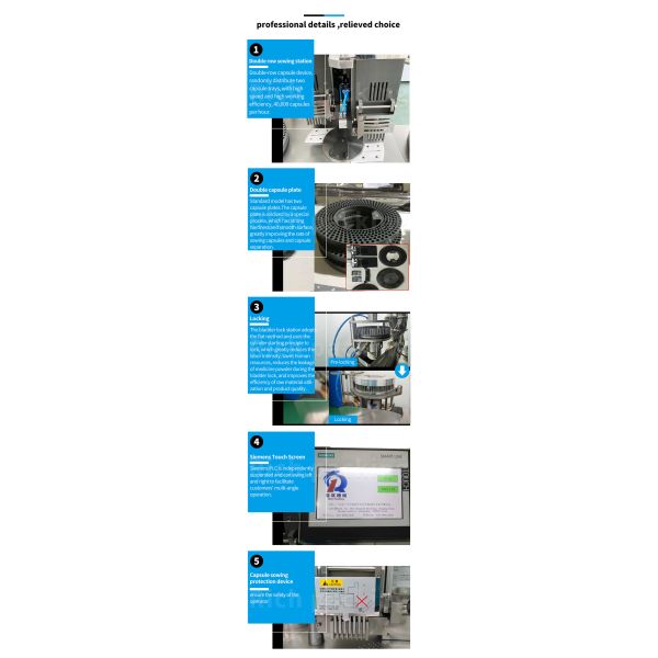 Semi Auto Capsule Filling Machine For Pharmaceutical Size 000 00 0 Capsule