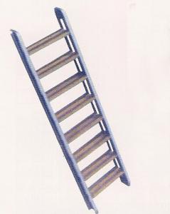China Aluminum Boarding Ladder Swimming Pool Inclined Ladder 50kgs Max. Load on sale