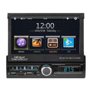 Wholesale Autoradio MP3 MMC WMA Bluetooth Car Mp5 Player BT 12V 1 Din Car Radio from china suppliers