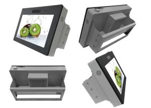 High Performance Open Frame LCD Display Easy Use Vivid Image Layout Ultra Slim Design