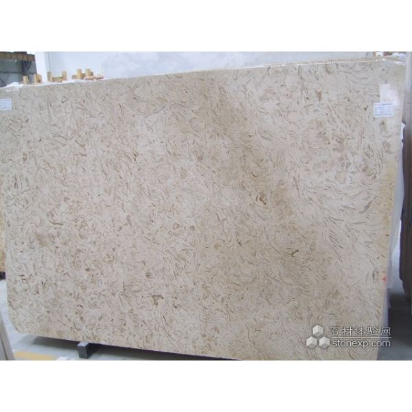 Popular Polishing Natural CREAM FLOWER Marble Cut To Size Slabs