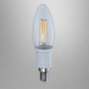 Buy cheap 4w led candle light, filament bulb, easier replace,high brightness,E14/E12 lamp from wholesalers
