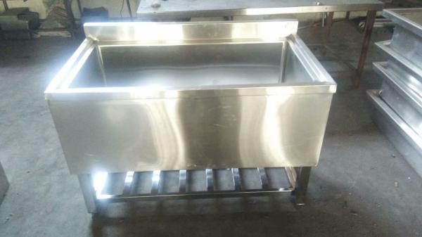 Quality stainless steel single bowl sink with drain stopper for sale